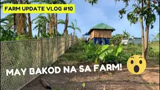 MAY BAKOD NA SA FARM! MAY SOLAR LIGHT NA RIN SA LOOB NG KUBO :)