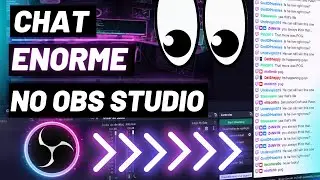 🔎Como AUMENTAR o CHAT dentro do OBS STUDIO (MELHORIA)