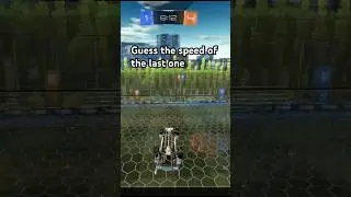 Guess the speed of the last one for a pin #rocketleague #rocketleagueclips #gaming #foryou