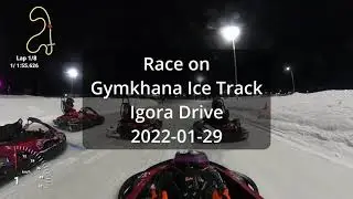 Race on Gymkhana Ice Track. Final B. Igora Drive, 2022-01-29