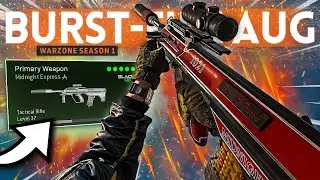 The *NEW* BURST-FIRE AUG Class Setup ABSOLUTELY DESTROYS people in Warzone!