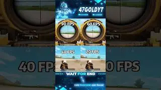 Comparison 90fps vs 60fps vs 40fps vs 20fps 🫣🫣🫣 