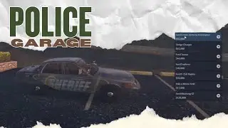 [QBCore] | Qbcore Police Garage Script – Police Vehicle Spawning | FiveM Script