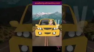 #character with Car #vyond  full course at academy.etmantra.com #learnvyondwithkanchan