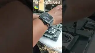 HOW TO REPLACE CPU AND GPU FAN IN LAPTOP | sound occuring from FAN | ASUS GAMING TUF | #shortsvideo