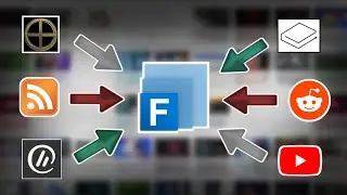 Alle Webfeeds auf einem Fluent Reader (Simpler & moderner RSS Feedreader)