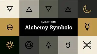 Alchemy Symbols - Alchemy Meanings - Alchemical Symbols - Alchemy Sigils - Astronomical Symbols