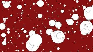 12Hrs of White Bubbles on Ruby Red