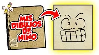 DIBUJÉ ESTO HACE *20 AÑOS* 😶 | ASÍ DIBUJABA DE NIÑO...