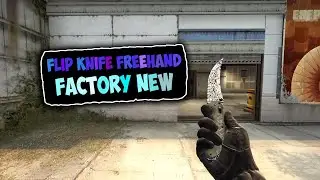 CSGO - Flip Knife Freehand Factory New Showcase + Gameplay (1080p60)