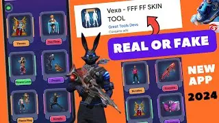 Vexa FFF FF Skin Tool App Real Or Fake | Free Emote Free Fire | FFF FF Skin Tool | Vexa FFF Skins