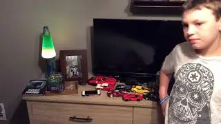 Kid pranks his brother and has a fit