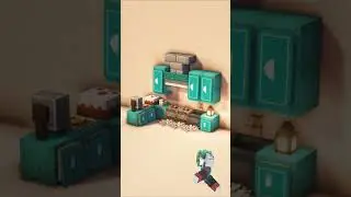 Minecraft |  Decoração Para Cozinha ⚒️ #shorts