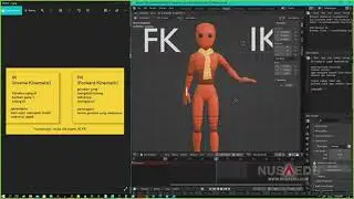 Tutorial Rigging Animasi 3d dengan Blender 2.82 | IK (Inverse kinematics) vs FK (Forward Kinematics)