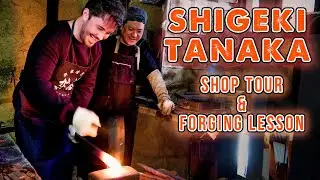 Shigeki Tanaka Shop Tour & Forging Lesson - SHARP KNIFE SHOP