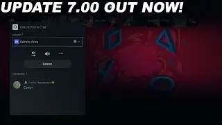 PS5 System Software 7.00 Update OUT NOW! (Discord Vocie Chat, VRR Support For 1440p & More!)
