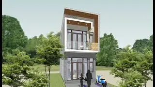 NEVER TOO SMALL - Small House Design 4x10 meter - Tiny House Design 40sqm
