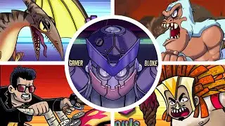 Caveman Warriors - All Bosses + Ending
