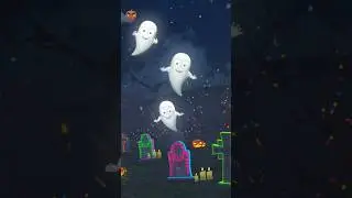 Five Creepy Skeletons #shorts #cartoon #preschool #childrensongs