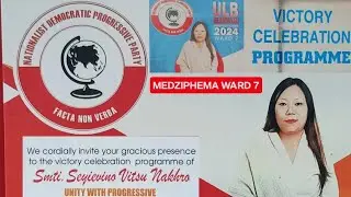Victory celebration programme at ward-7 Medziphema Town | NDPP #video-81 #ndpp