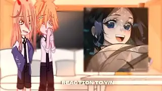 [♡°• Reaction to Y/N•°♡]~[♡°•Реакиця на Т/И.•°♡]~[Chainsaw Man]~𝐩𝐚𝐫𝐭 𝟐.~