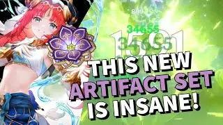 THIS SET BUFFS NILOU SO MUCH! | Flower of Paradise Lost Artifact Showcase