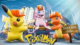We Built the Biggest City in Pixelmon! | Minecraft Pixelmon [E4]