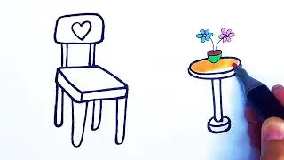 How to draw a CHAIR.