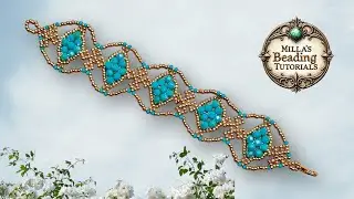 Easy Beading Bracelet (beginners) 💎 #beadingtutorials #artesanato #artesania #beading #beebeecraft