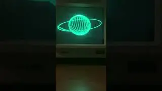 🤭Forming a planet with oscilloscope art.!! 