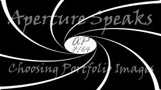 Aperture Speaks; Choosing Portfolio Images