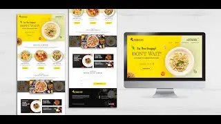 The best responsive restaurant website design using HTML CSS