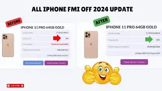 ALL iPhone OFF FMI in Open Menu 2024 Update ✅️ || Iphone 5S to 15 Pro Max OFF Find My Iphone💯