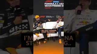 Max and Lando Arguing