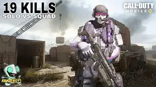 Ghost Plasma 19 Kill Game | Call of Duty Mobile | Solo vs Squad