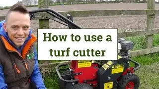 How to use a turf cutter