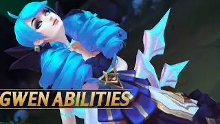 GWEN ABILITIES Gameplay Explained - New Champion - League of Legends