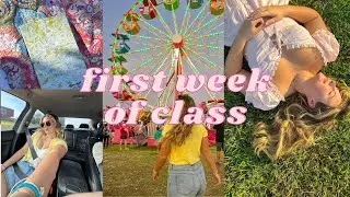 first week of school as a junior in college