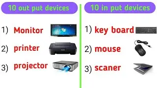 10 output device name 10 input device name in english | device name of computer