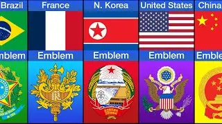 National Emblem From Different Countries