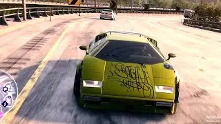 NFS Heat Countach. Катаю. Прыгаю.