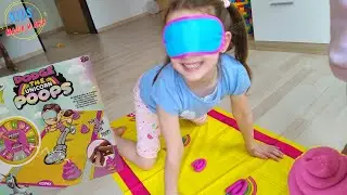 Не НАСТУПИ на КАКАШкУ с Закрытыми ГЛАЗАМИ !!! Челлендж с КИДС Маша и Аня // Ползи как МАЛЫШ! Беби