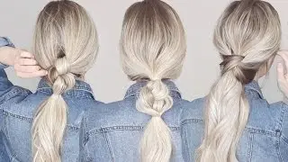3 QUICK AND EASY HAIRSTYLES