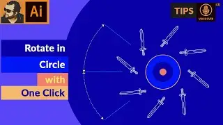 How to Duplicate & Rotate Shapes in a Circle | Adobe Illustrator Tips