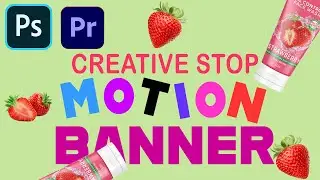How To Make Stop Motion Graphics Banner In Adobe Premiere Pro 2023
