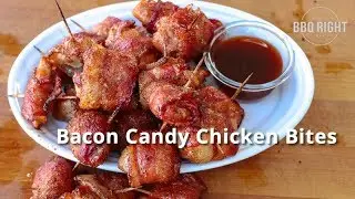 Bacon Candy Chicken Bites Recipe | Football Food