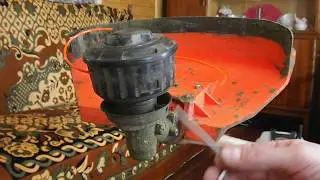Patriot PT 555 Trimmer Scythe Review Part 2: Replacing Attachments, Winding Line onto the Spool