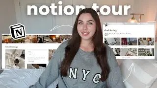 notion setup 2024+ how to organize your life with notion, aesthetic notion tour (and templates!) 💻✨
