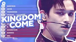 THE BOYZ - KINGDOM COME Line Distribution (Color Coded)