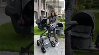 Коляска для новорожденного Aimile Original с автолюлькой Farfello KS-2150a